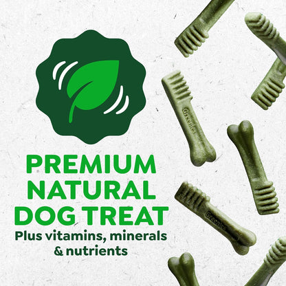 Greenies Veterinarian-Recommended Adult Natural Dental Dog Treats Large Size, Dog Dental Chews, Original Flavor, 54 Oz. Pack, 34 Count